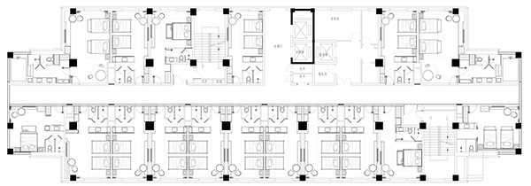 酒店客房規(guī)劃方案、酒店平面布局設(shè)計(jì)、方案規(guī)劃圖